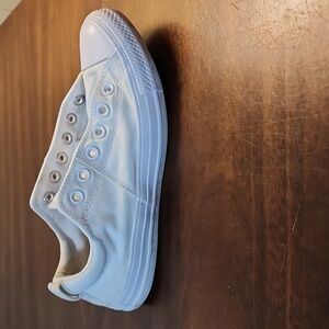 CONVERSE CHUCK TAYLOR ALL STAR White Cloth WOMENS SIZE 8.5